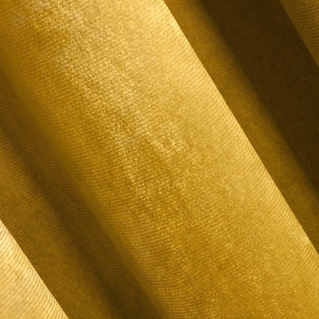 ZATEMŇOVACÍ ZÁVES NA PÁSKE ROSA 140X270 CM HORČICOVÁ