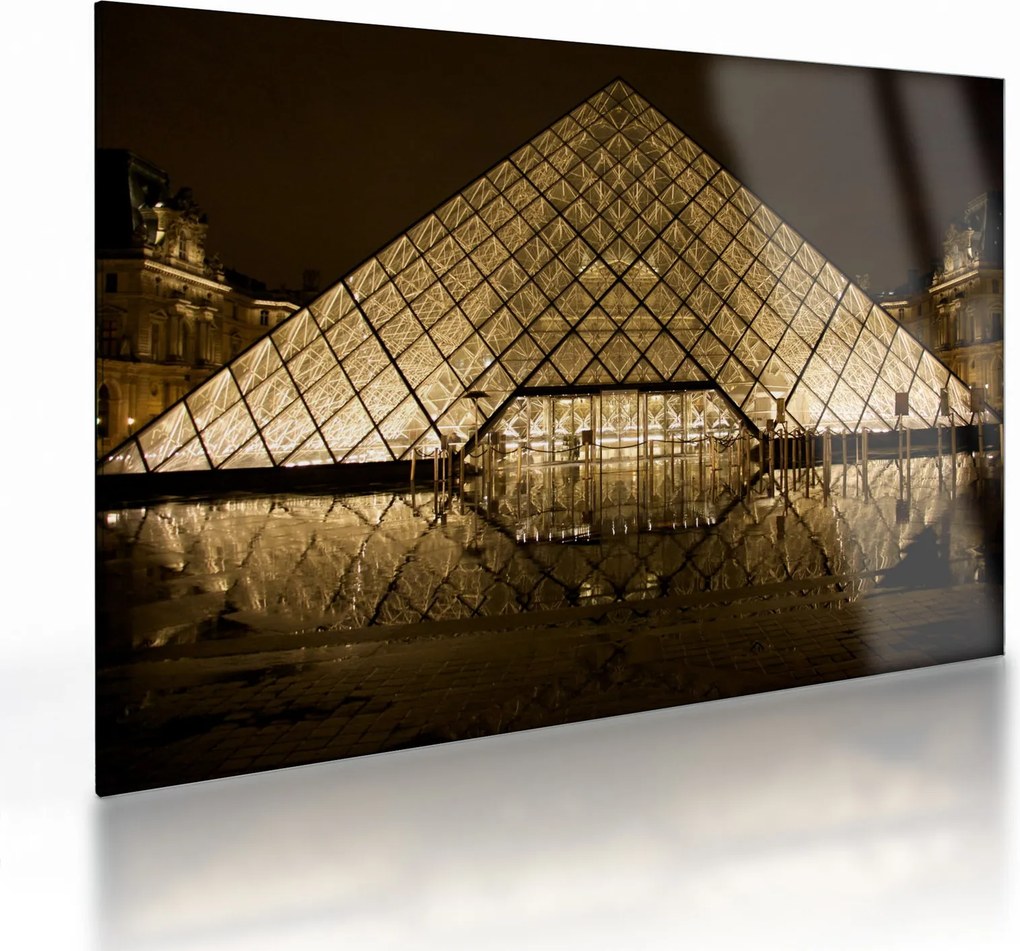 Sklenený obraz Louvre (70x50 cm)