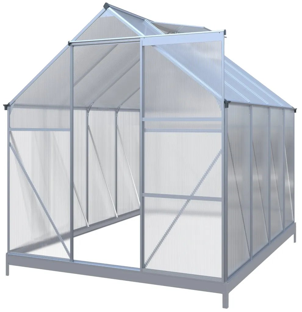 Základňa SZ-250 pre skleník BestBerg SH-4 / 250 x 190 x 12 cm / oceľ