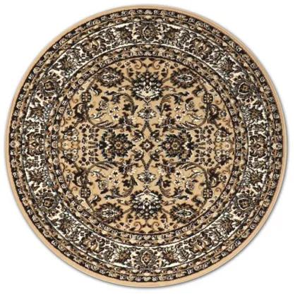 Koberce Breno Kusový koberec PRACTICA kruh 59/EVE, béžová, viacfarebná,160 x 160 cm