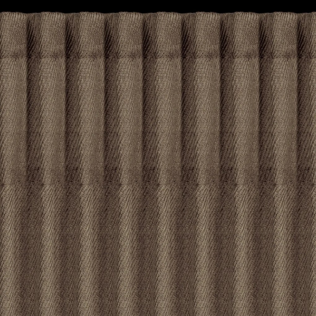 ZÁVES NA PÁSKE OLENA 140X270 CM HNEDÁ