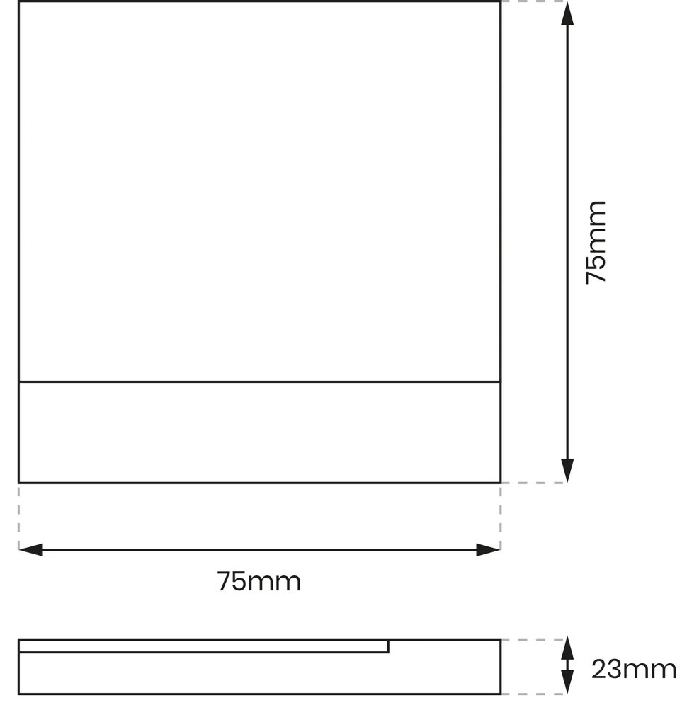 Schodiskové LED svietidlo Berg, 1x LED 0,6w, 4000k, b