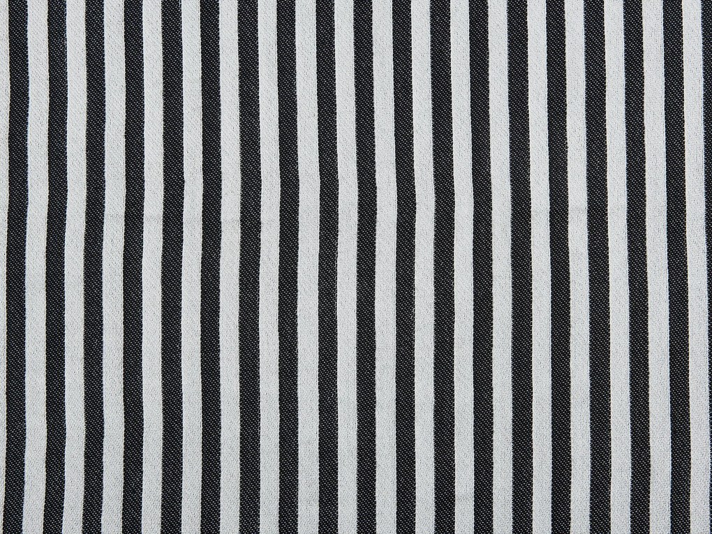 Deka 130 x 170 cm čierna/biela SUNWAL Beliani