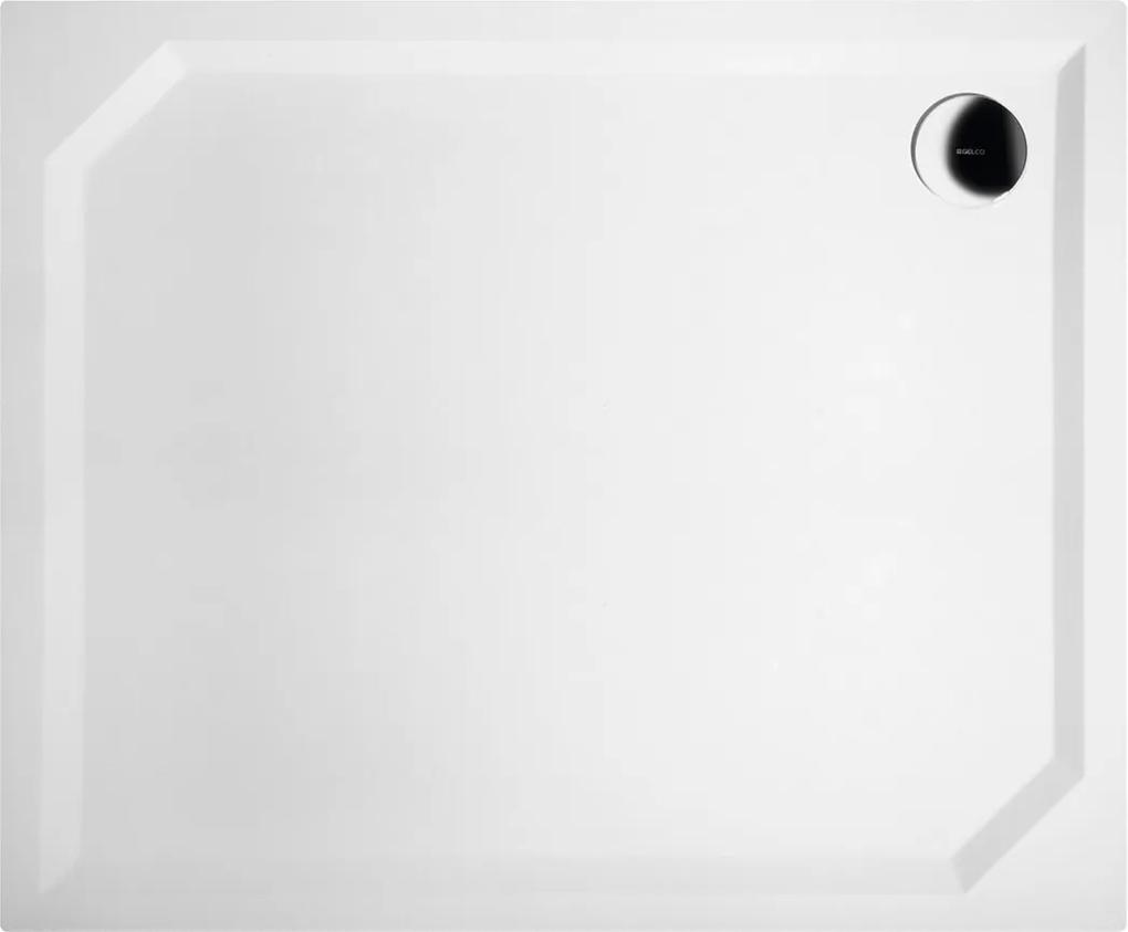 GELCO - SARA sprchová vanička z litého mramoru, obdélník 90x75x3,5 cm, hladká (HS9075)