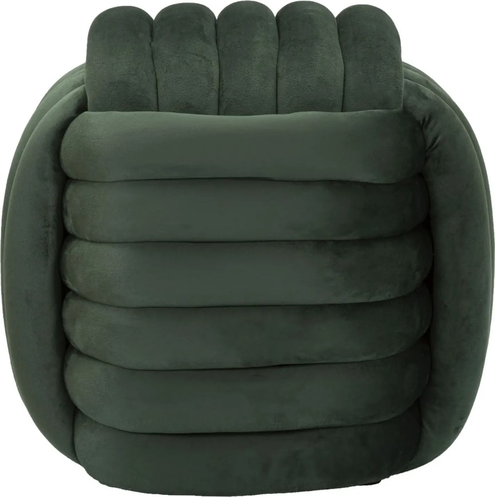 Taburet Softy 45 cm zelený
