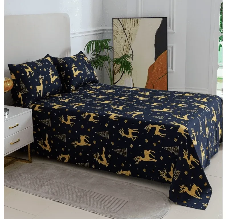 Plachta a obliečka na vankúš GOLDEN DEER Rozmer: 50 x 70 cm | 140 x 240 cm