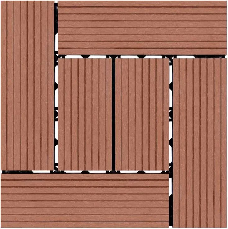 WPC dlaždica LEGI STYLE 30 x 30 cm, čokoláda