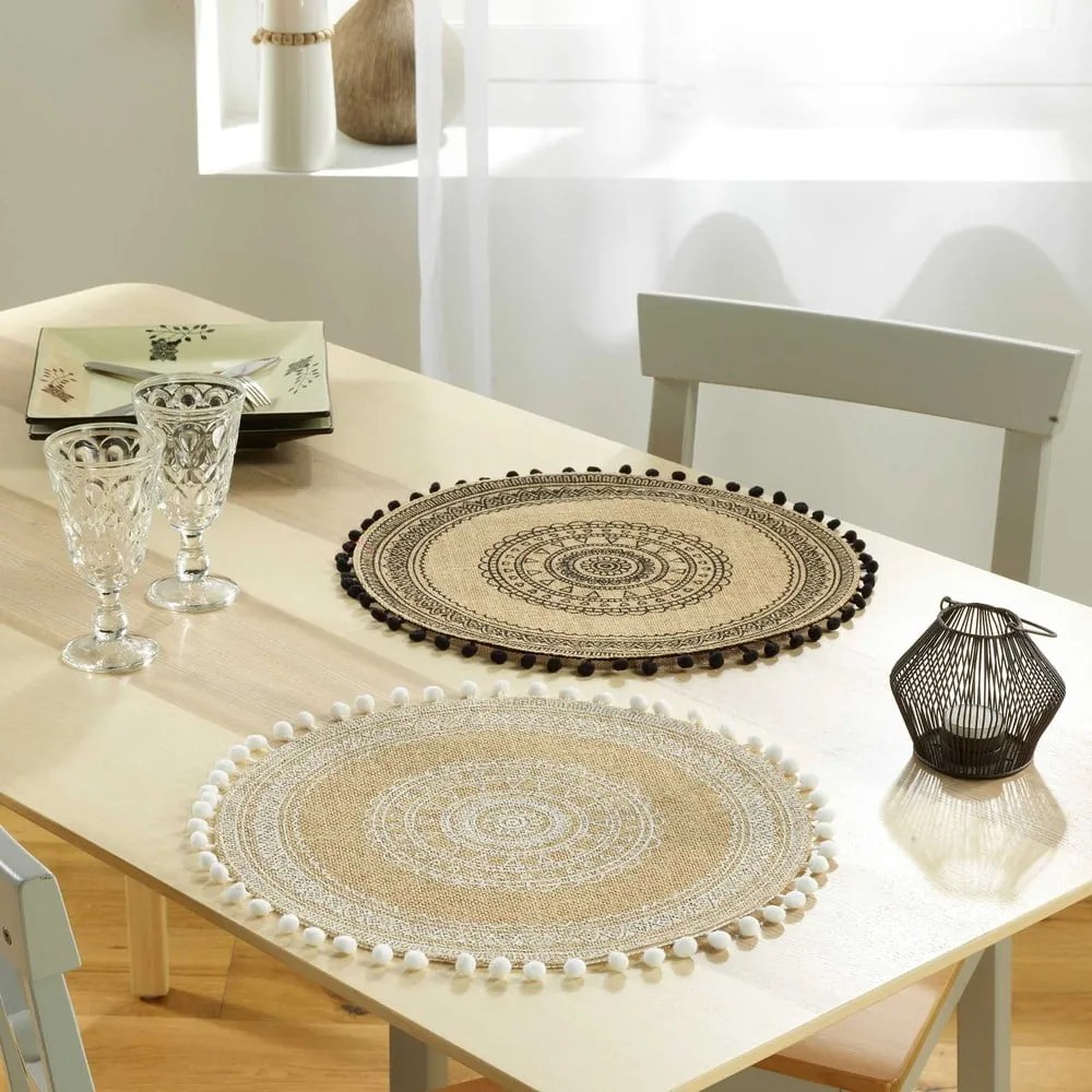 Jutové prestieranie ø 38 cm Renata – douceur d'intérieur