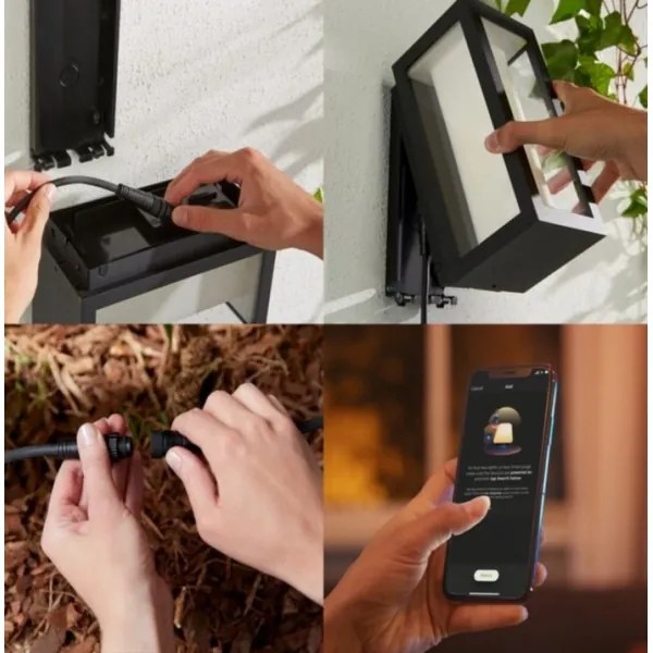 Philips 17459/30/P7 - LED RGB Vonkajšie svietidlo Hue IMPRESS 2xLED/8W/24V IP44