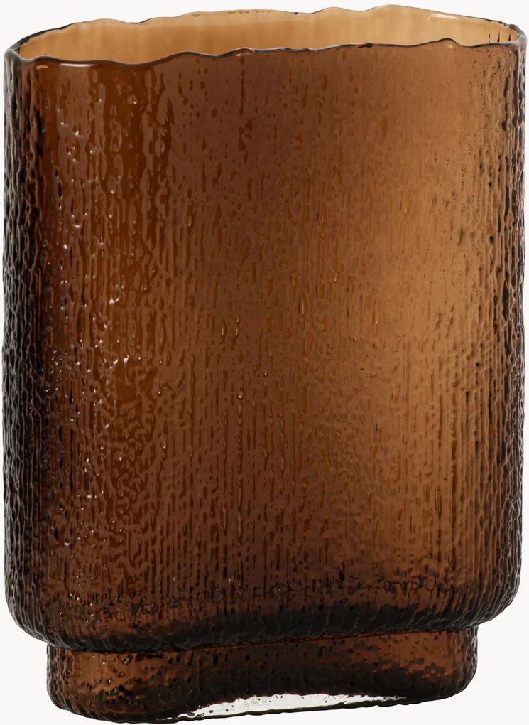 Sklenená váza Amber, V 25 cm