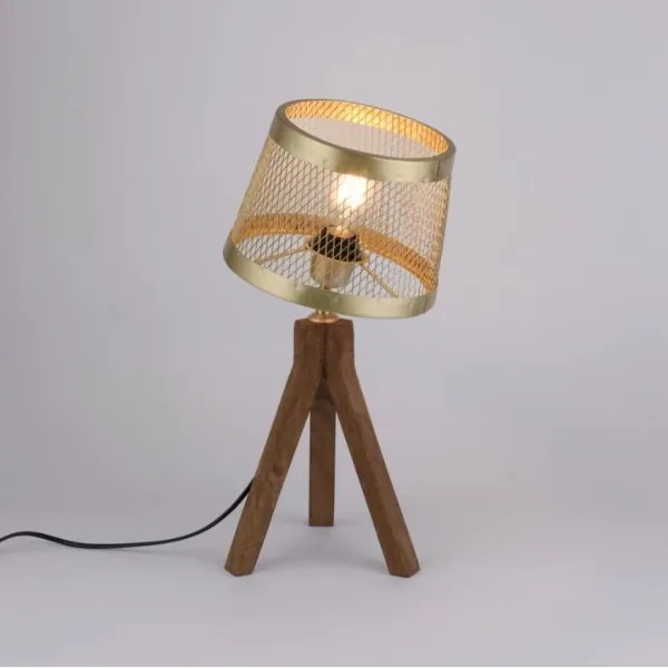 Leuchten Direkt 11423-60 - Stolná lampa FREDERIK 1xE27/60W/230V