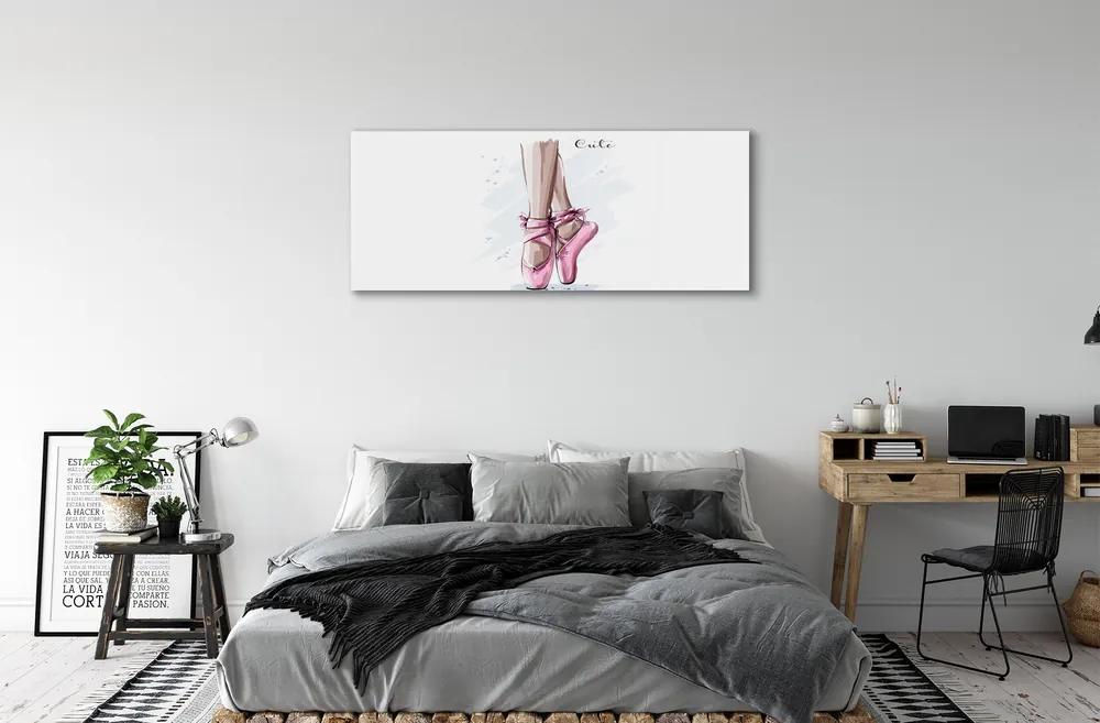 Obraz plexi Ružové baletné topánky 120x60 cm