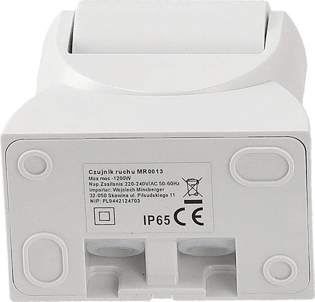 BERGE Pohybové čidlo PIR IP65 230V dosah 12m