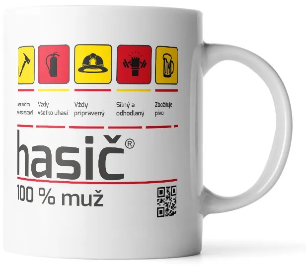 Sablio Hrnek Hasič - 890 ml - XXL