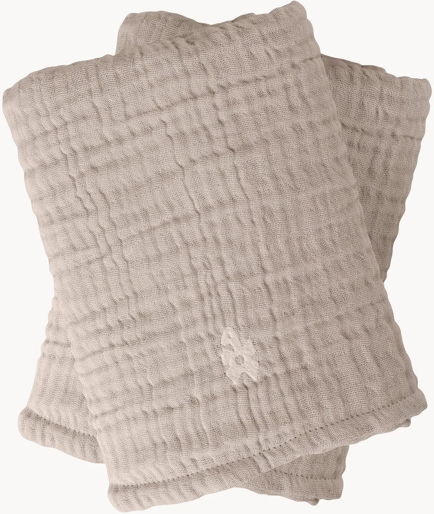 Mušelínové plienky z organickej bavlny Rose, 2 ks