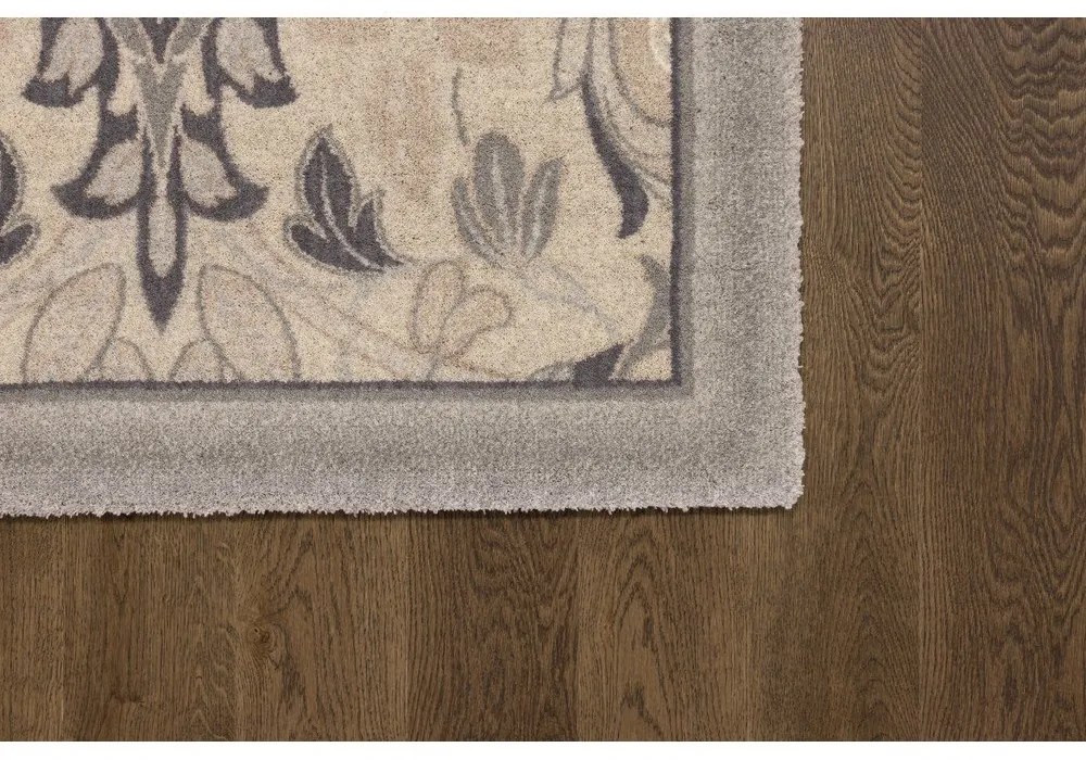 Béžový vlnený koberec 133x190 cm Archie beige – Agnella