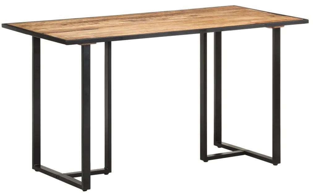 Jedálenský stôl 140 cm surové mangovníkové drevo 320691