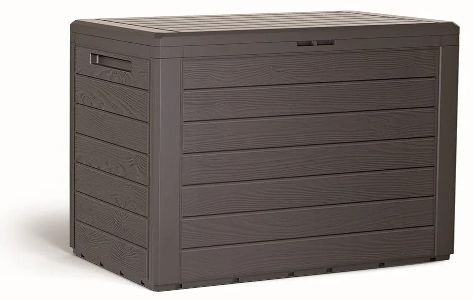 Záhradný box, 190 l, tmavo hnedá