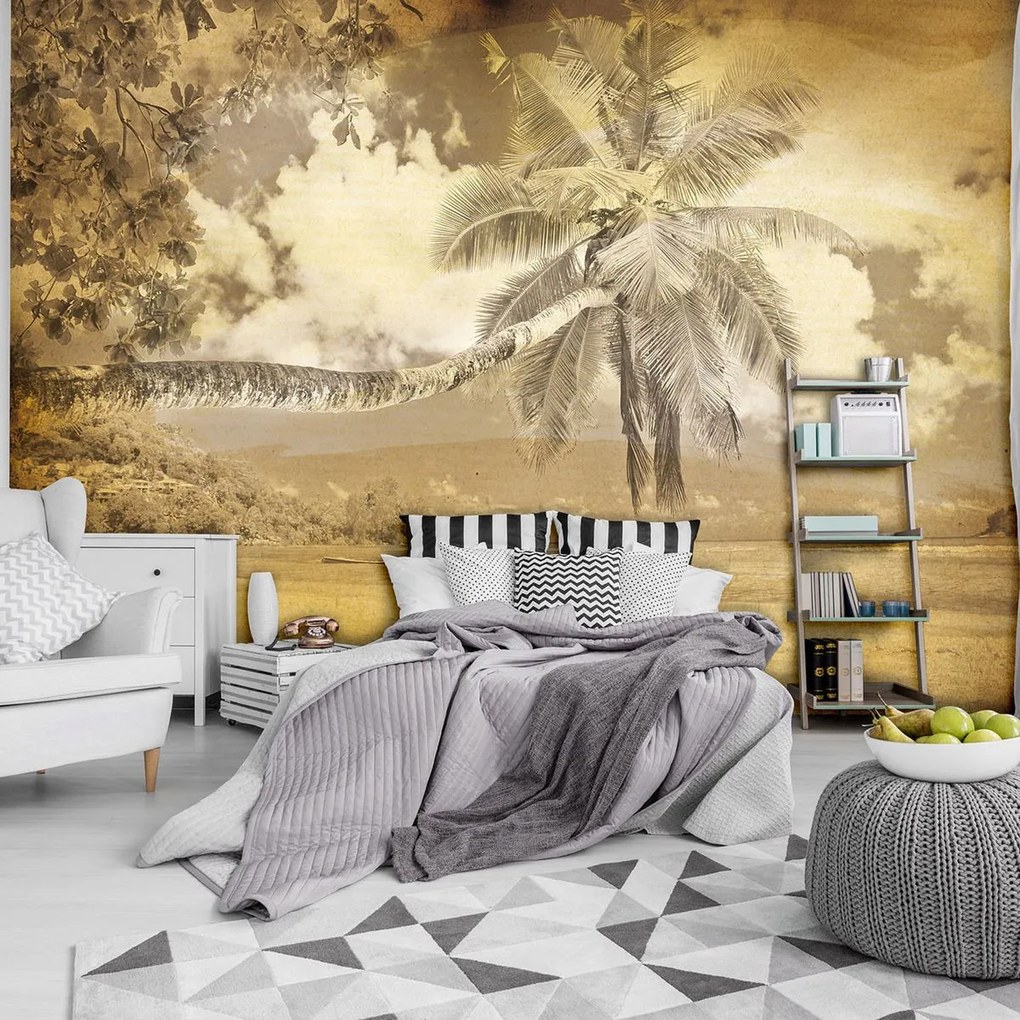 Fototapeta - Pláž Vintage (254x184 cm)