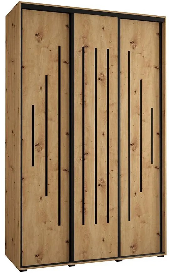 Skriňa 45 Canaris 12 160 artisan/čierna