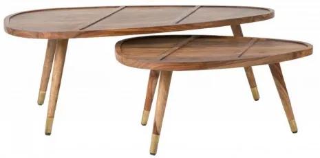 Konferenční stolek SHAM (set dvou kusů), Dutchbone Dutchbone 2200006