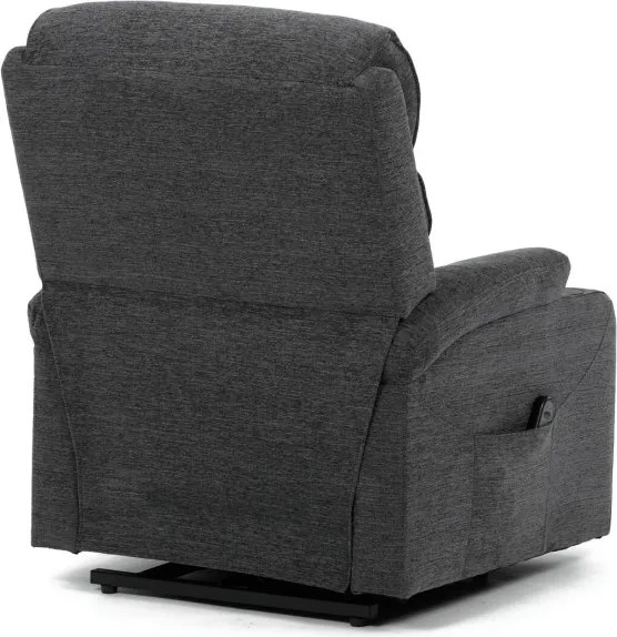 Polohovacie kreslo sivé, elektrické TV-S8348 GREY2