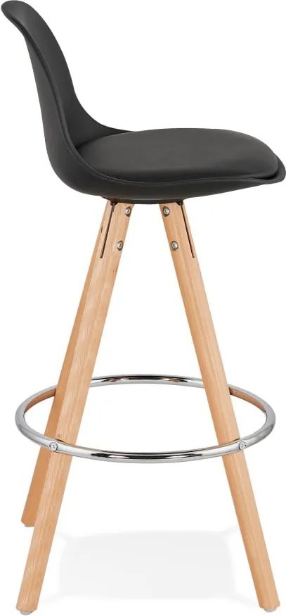 Čierna barová stolička Kokoon Anau, výška 64 cm