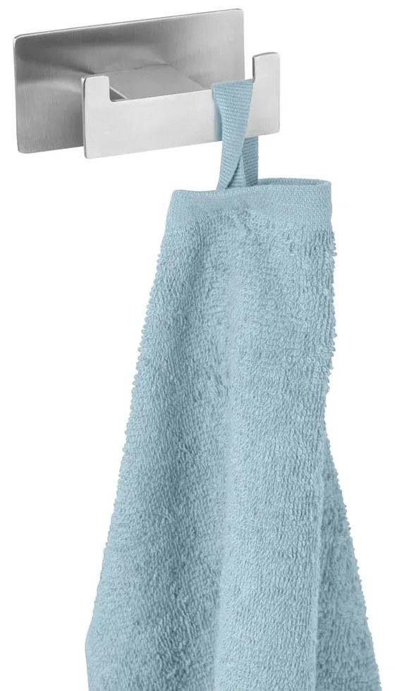 Háčik bez vŕtania z nehrdzavejúcej ocele v matne striebornej farbe Genova – Wenko