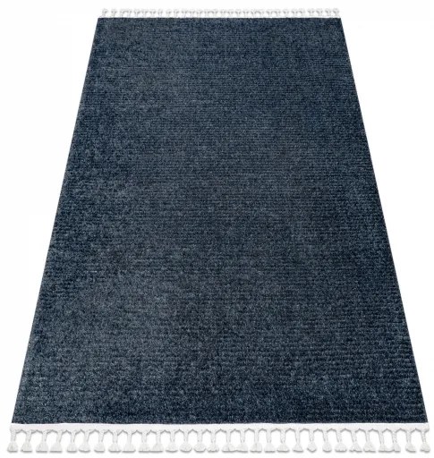 Koberec SEVILLA PC00B pruhy modrý, Maroko, Shaggy