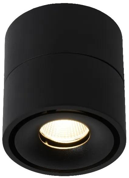 Lucide 35911/08/30 YUMIKO - Stropné bodové osvetlenie - priemer 7,8 cm - LED stmievatelná - 1x8W 2700K - čierna