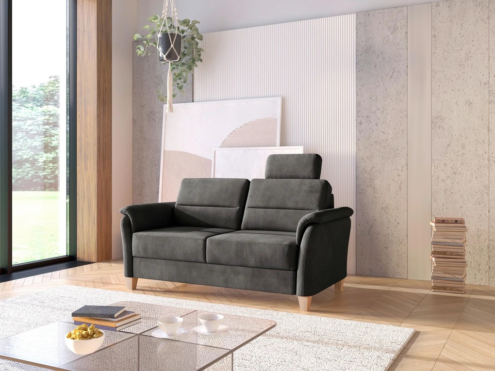 XXXLutz TROJMIESTNA POHOVKA, textil, čierna Sit & More - Sedačky - 00014401971M