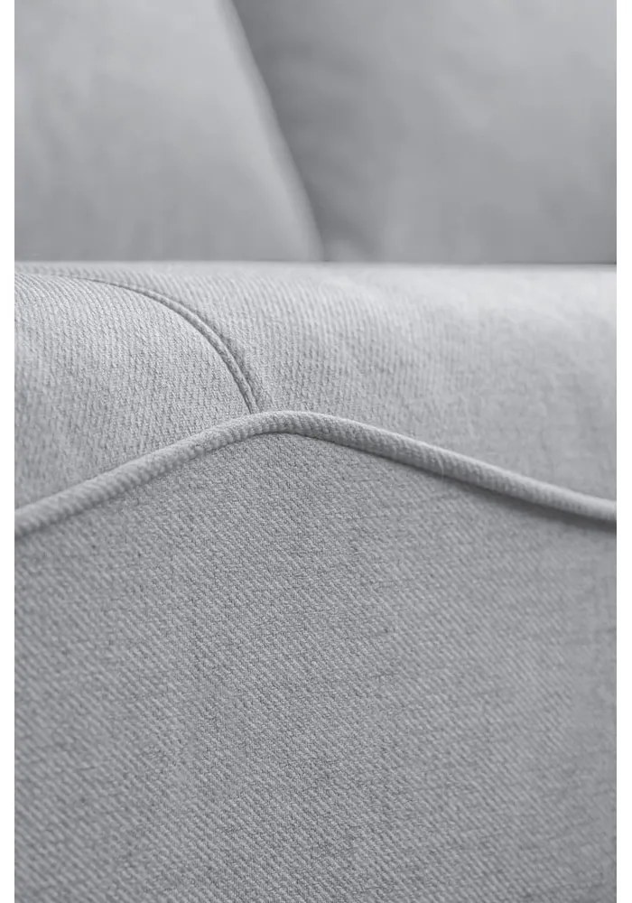 Svetlosivá rozkladacia rohová pohovka (variabilná) Homely Tommy – Miuform