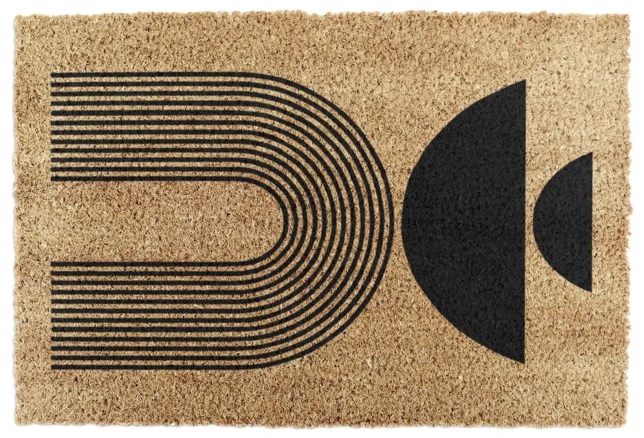 Rohožka z kokosového vlákna 40x60 cm Half Moon – Artsy Doormats