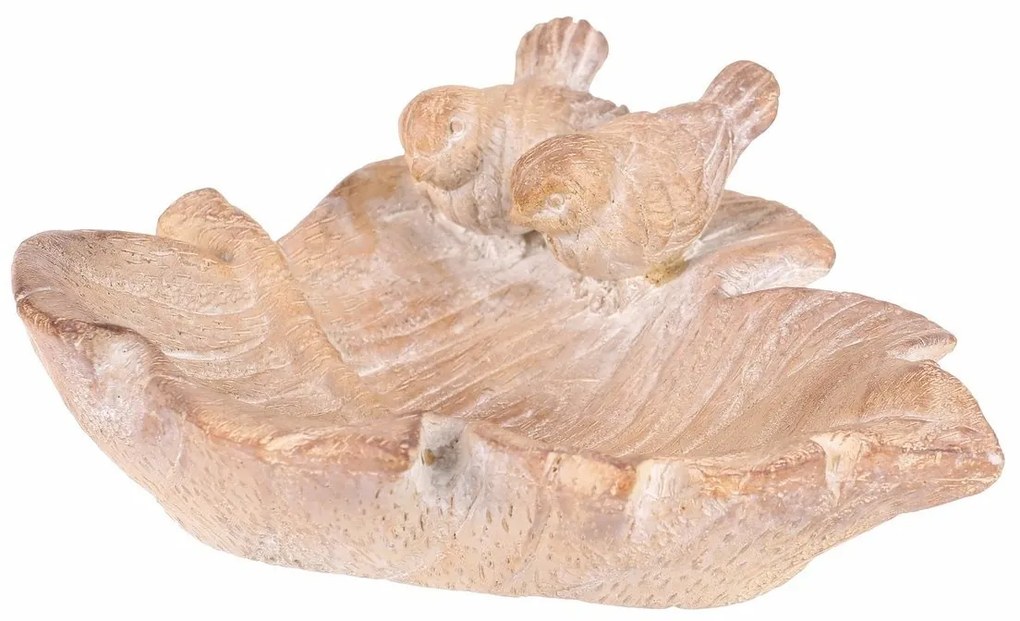 Napájadlo pre vtáčiky List vtáčik, MgO keramika 21 x 18 x 7 cm