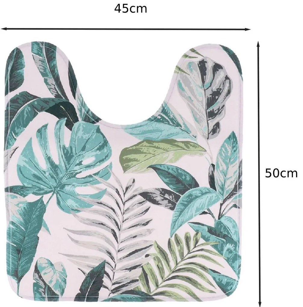 TENDANCE WC predložka Jardin, 45x50 cm, viacfarebná