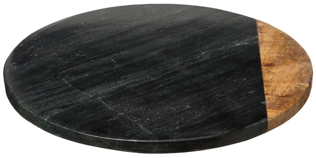 Mramorový otočný servírovací podnos Marbl, (fi) 30 cm