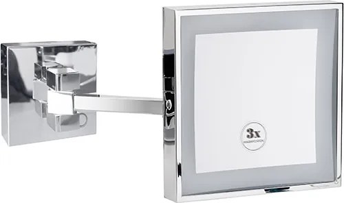 Bemeta Design Kozmetické zrkadlo, 200 x 200 mm, s LED osvetlením - 116201202