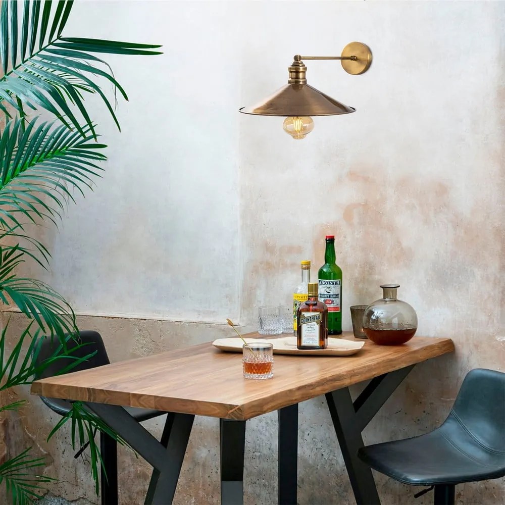 Nástenné svietidlo v bronzovej farbe ø 30 cm Dodo – Opviq lights