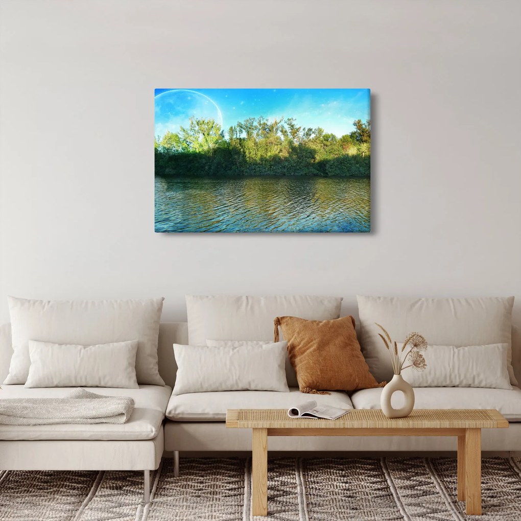 Obraz - jazero (90x60 cm)