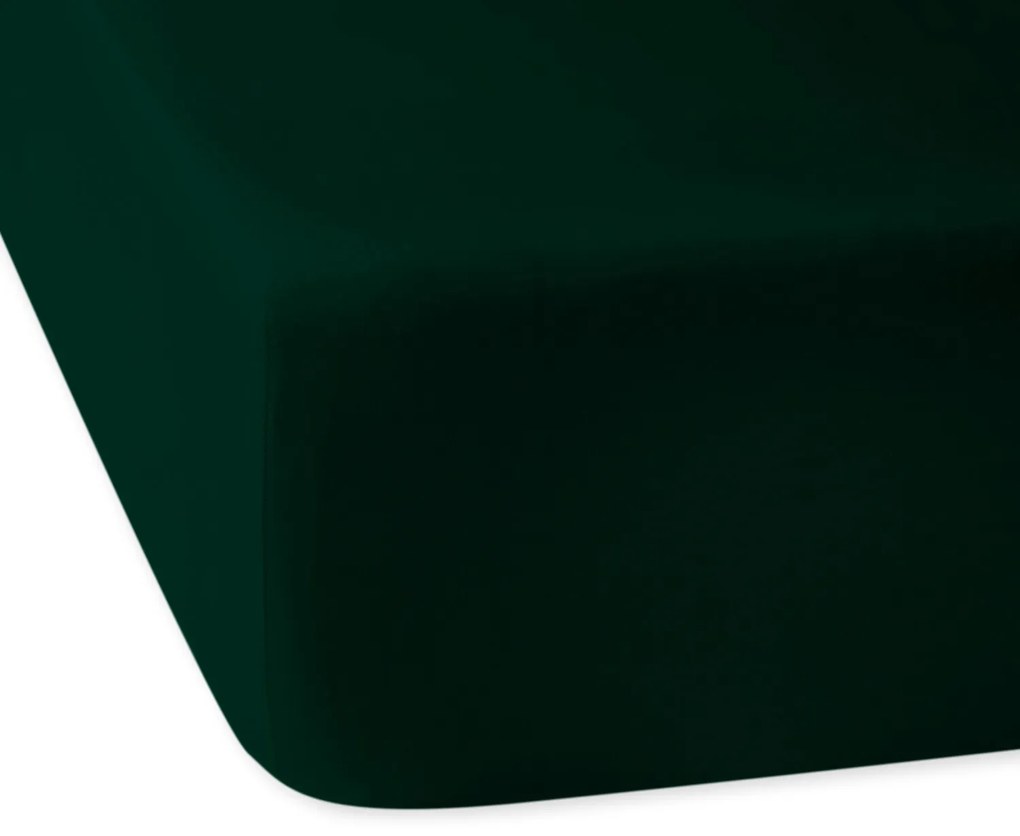 SATÉNOVÉ PRESTIERADLO 120X200 CM TMAVOZELENÉ