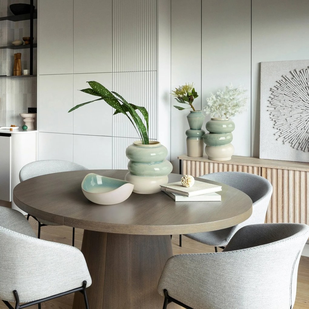 DEKORAČNÁ KERAMICKÁ MISKA LIANA (03) 23X21X10 CM VIACFAREBNÁ