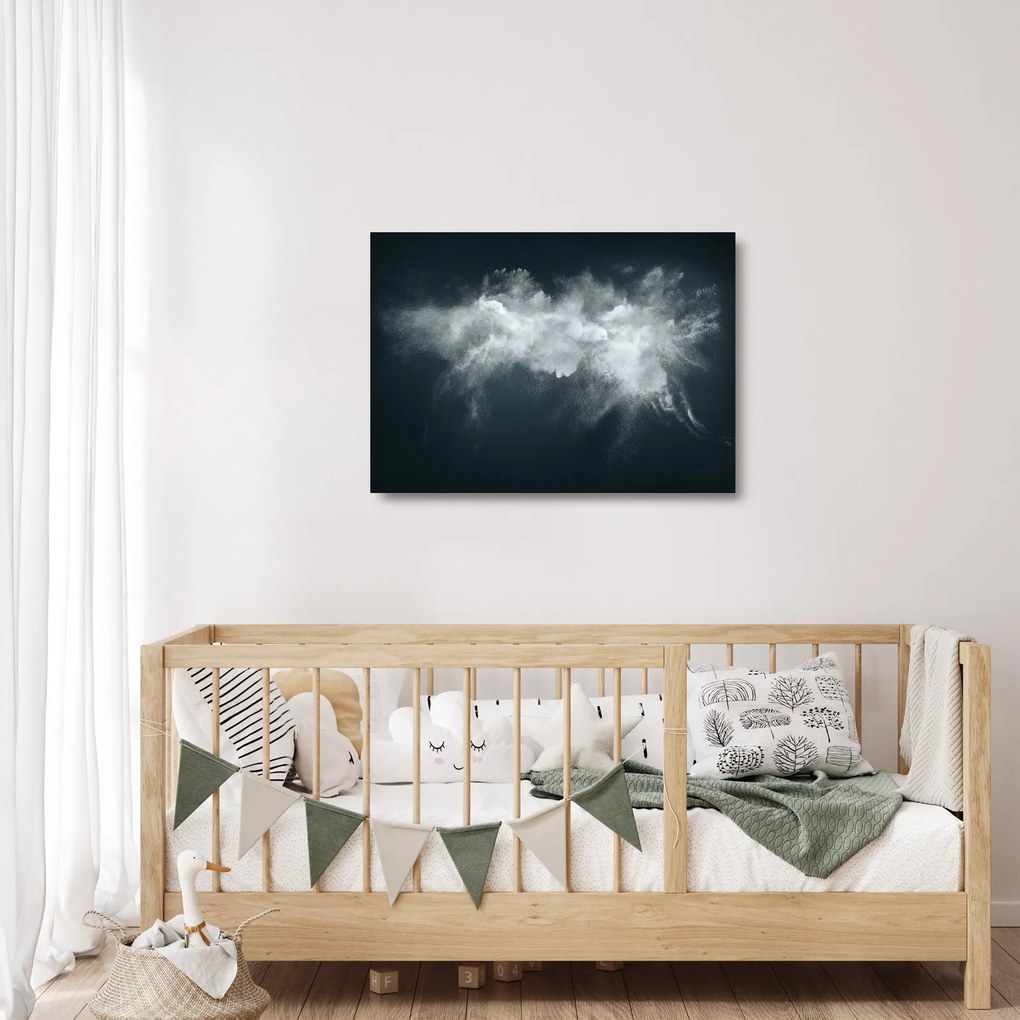 Sklenený obraz abstrakcie (70x50 cm)