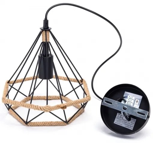 Aigostar - Luster na lanku 1xE27/60W/230V