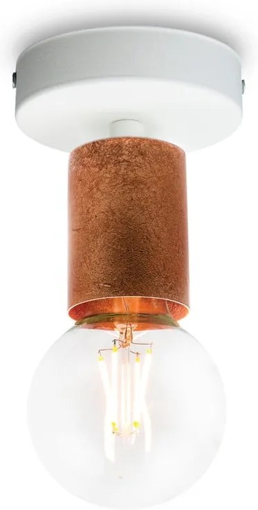 Stropné svietidlo v medenej farbe Bulb Attack Cero