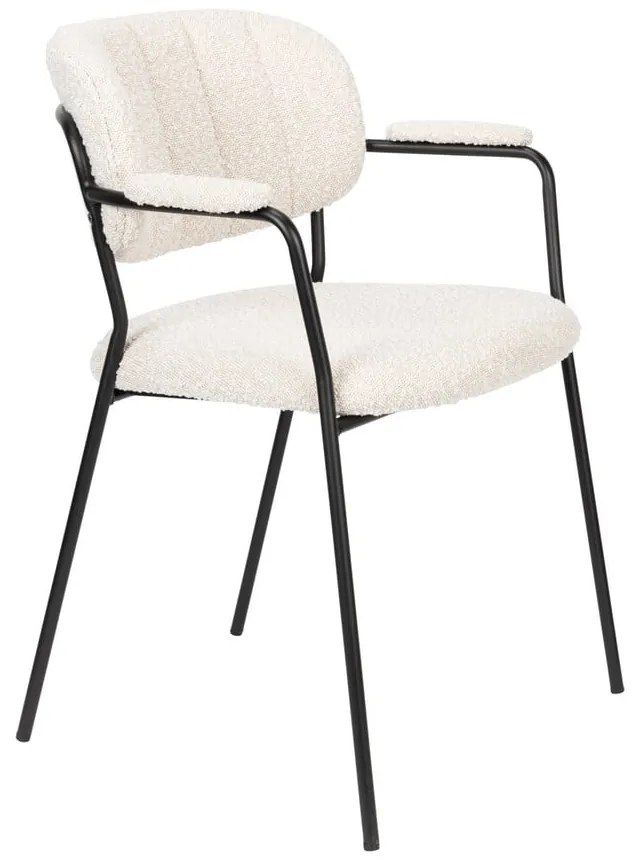 Biele jedálenské stoličky v súprave 2 ks Jolien – White Label