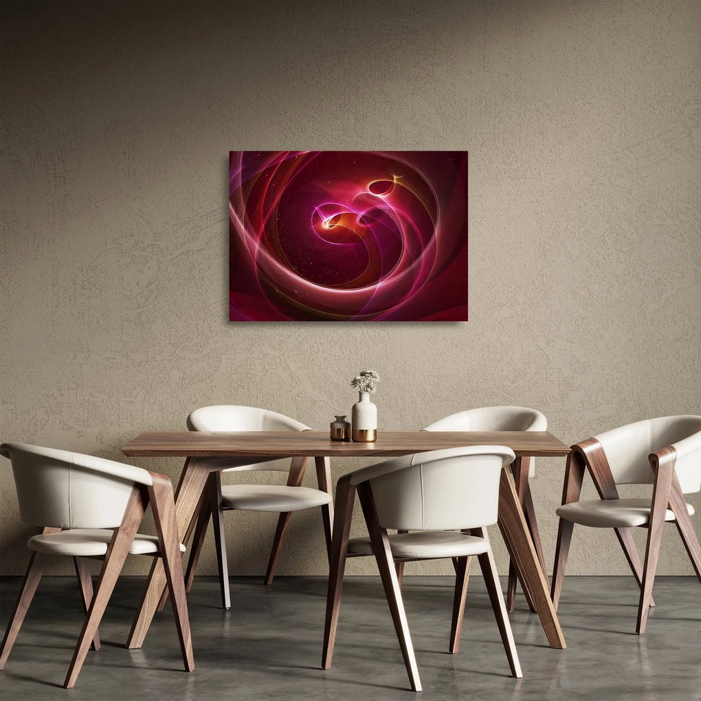 Sklenený obraz - Svetelné linky (70x50 cm)