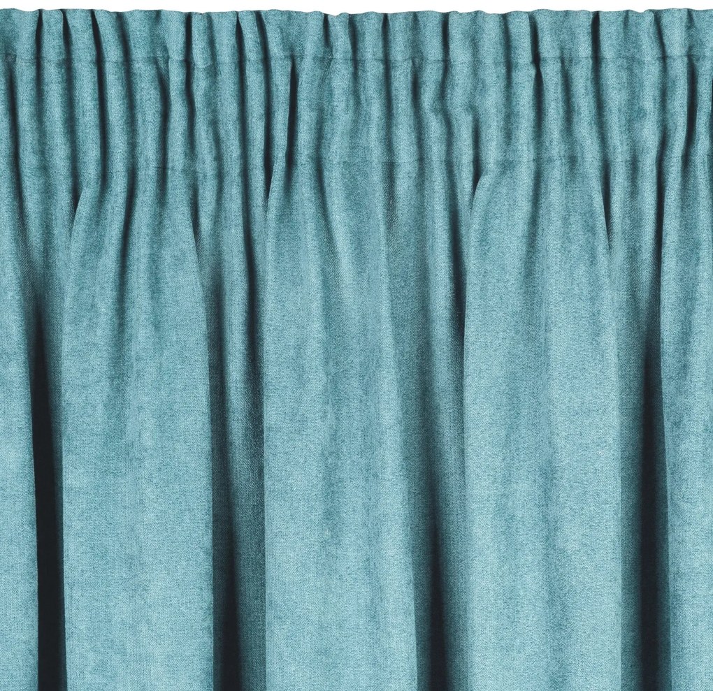 ZATEMŇOVACÍ ZÁVES NA PÁSKE AMAYA 140X250 CM TMAVÁ MENTOLOVÁ