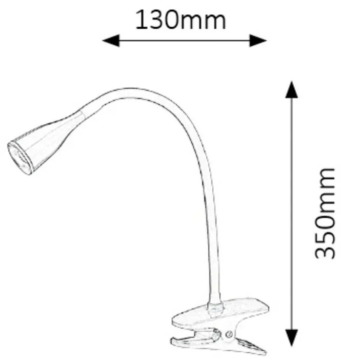 Rabalux 4198 stolná LED lampa Jeff