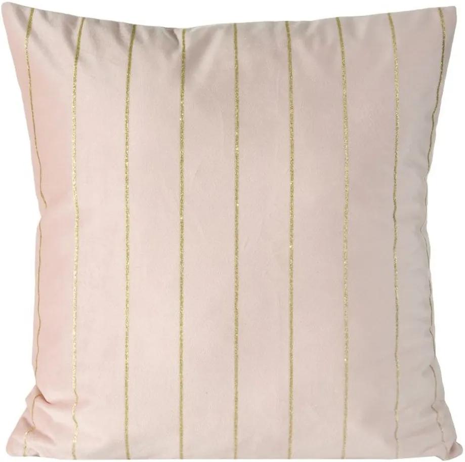DomTextilu Luxusná obliečka na vankúš v ružovej farbe 45x45 cm Ružová 13944-111202