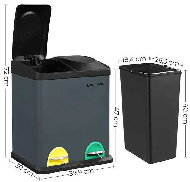 Odpadkový kôš 30l LTB30G